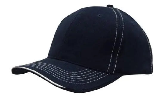 Headwear Cap With Contrast Sts & Sandwich X12 - 4097 - City Workwear
